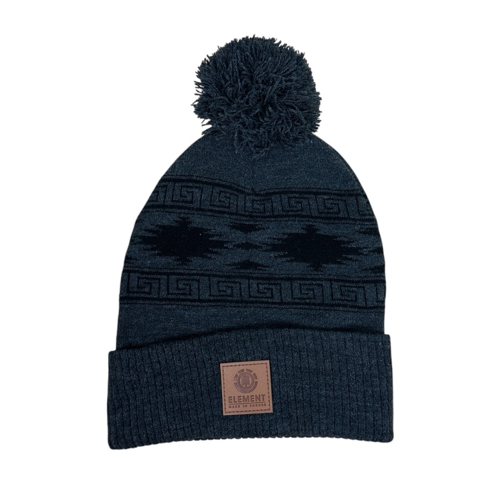 Element Charcoal and Black Knit Beanie